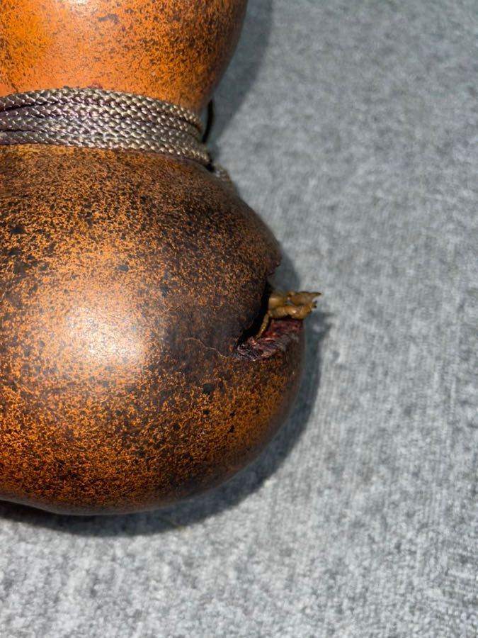 限定SALE，豊富な ひょうたん 蟹 約29cm 瓢箪 古美術 骨董 アンティーク