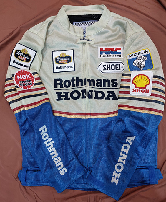 3XL 本物 ロスマンズホンダメッシュジャケット Rothmans HONDA 刺繍 