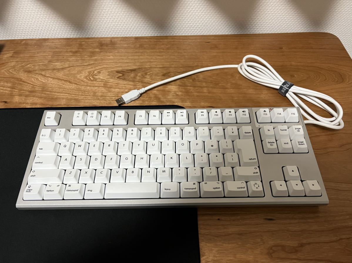 美品】東プレ REALFORCE for Mac テンキーレス R2TL-JPVM-WH（送料込み