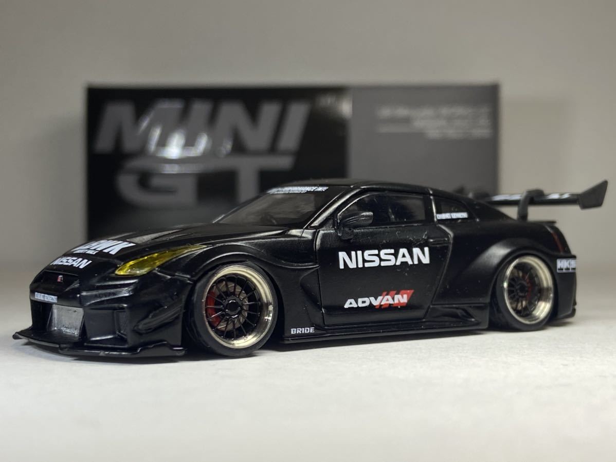 【新作入荷，限定SALE】 1/64 改 LB-sihouetteworks GT 日産 35GTRR 車高短 深リムホイール ブレーキキャリパー付 街道レーサー ミニカー改造 JDM minigt(乗用車)｜売買されたオークション情報、yahooの商品情報をアーカイブ公開 乗用車