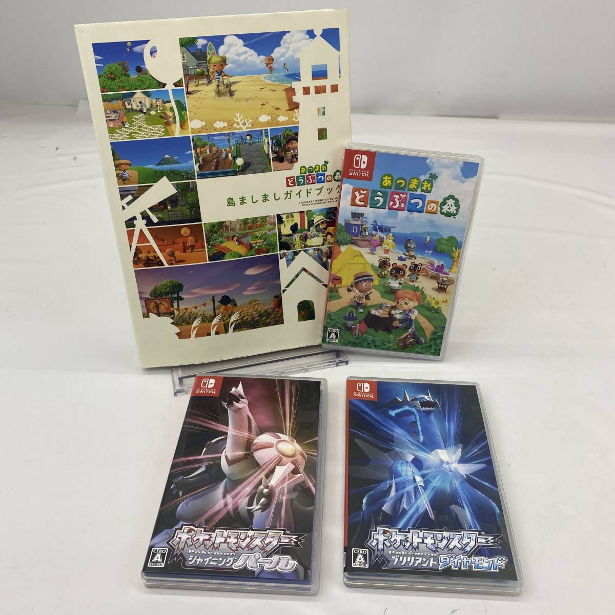 No.5887 ☆1円～【SWITCH】スイッチソフト3本セット(ポケモン 