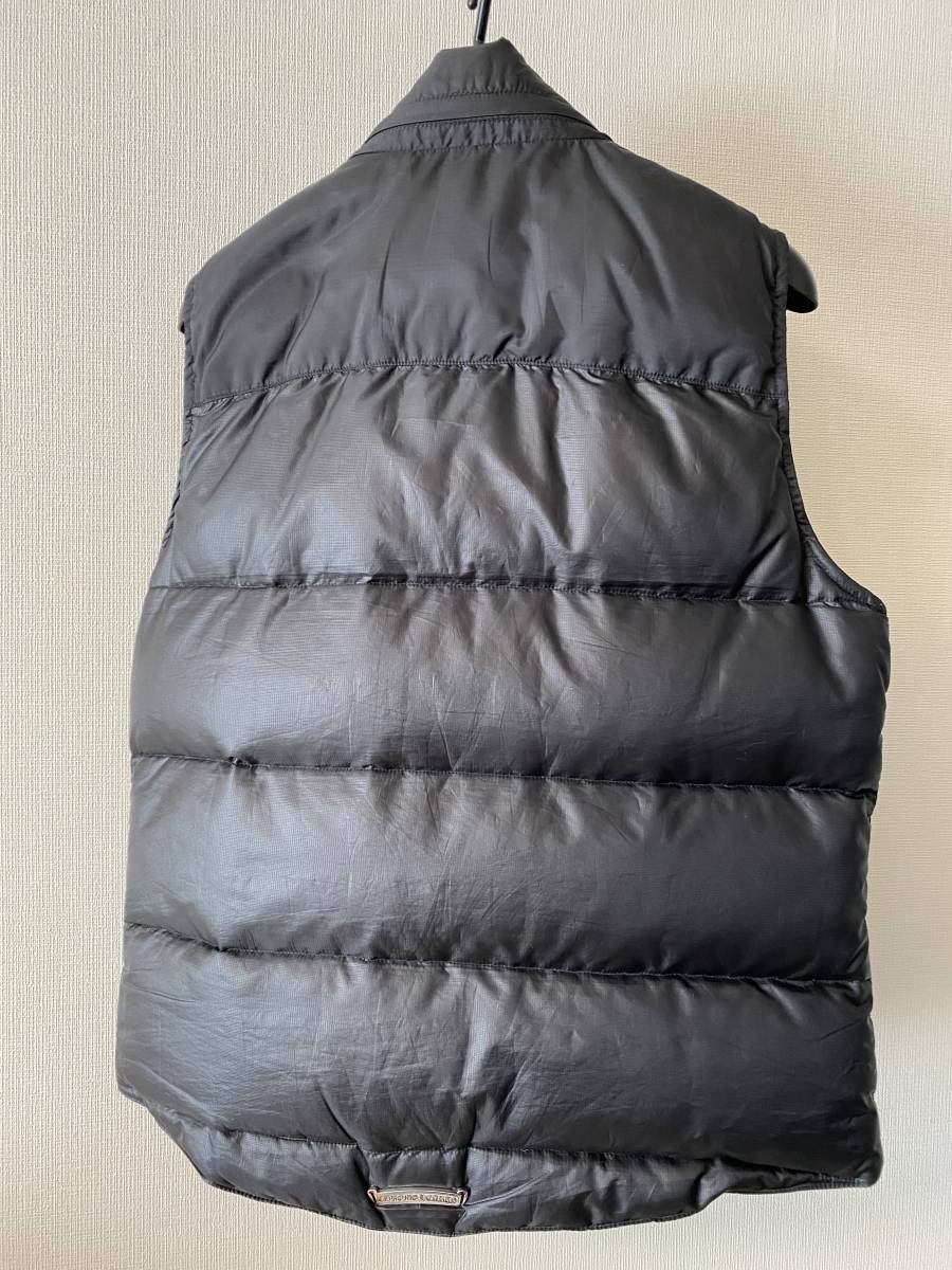☆美品☆CHROME HEARTS クロムハーツ Sサイズ ダウンベスト ブラック 