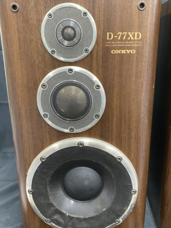 0201-1023ST⑫918 ONKYO オンキョー D-77XD ブックシェルフ型 木製 3Way スピーカー 一対 ペア ONKYO オンキョー 0201-1023ST⑫918 (オンキョー) Onkyo A-912の仕様