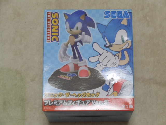 ソニック・ザ・ヘッジホッグ プレミアムフィギュア Ver.3 未開封 ソニック・ザ・ヘッジホッグ プレミアムフィギュア Ver.3 プライズ