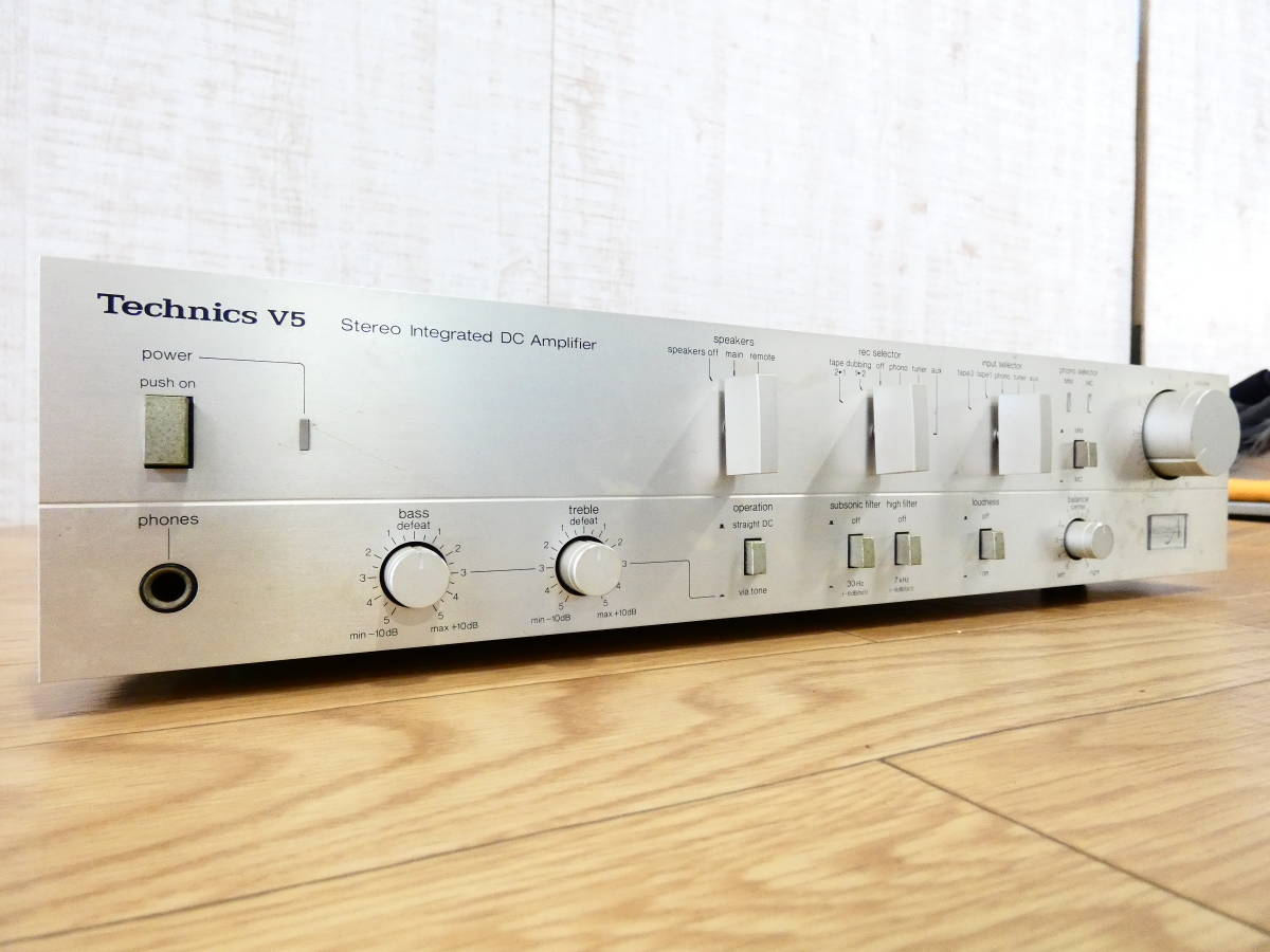 Technics テクニクス プリメインアンプ SU-V5A - SU-V5 メルカリ -d724 オーディオアンプ v」の落札相場・落札価格 「technics Yahoo!オークション su | 良品 Technics&frasl;Panasonic