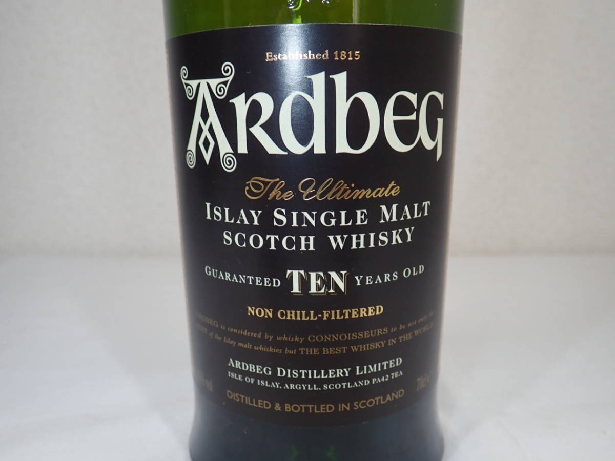 未開栓 】古酒 アードベッグ10年 ARDBEG 700ml 46% 特別限定品 特製 