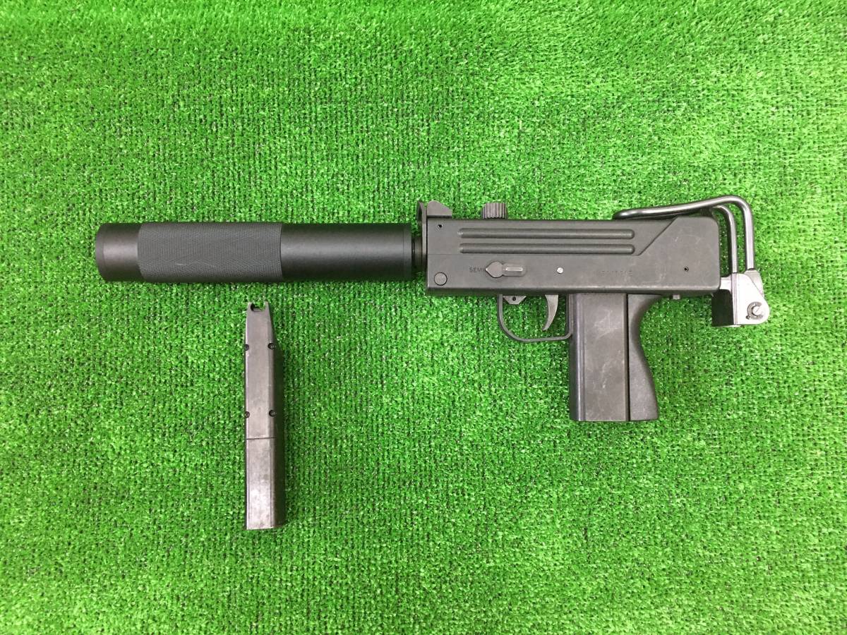 人気SALE，大得価 マルゼン M11 ガスガン セミフル切替 ブローバック ガス漏れなし 撃てますが動作不良あり サイレンサー付き 現状ジャンク品(ガスガン)｜売買されたオークション情報、yahooの商品情報をアー ガスガン