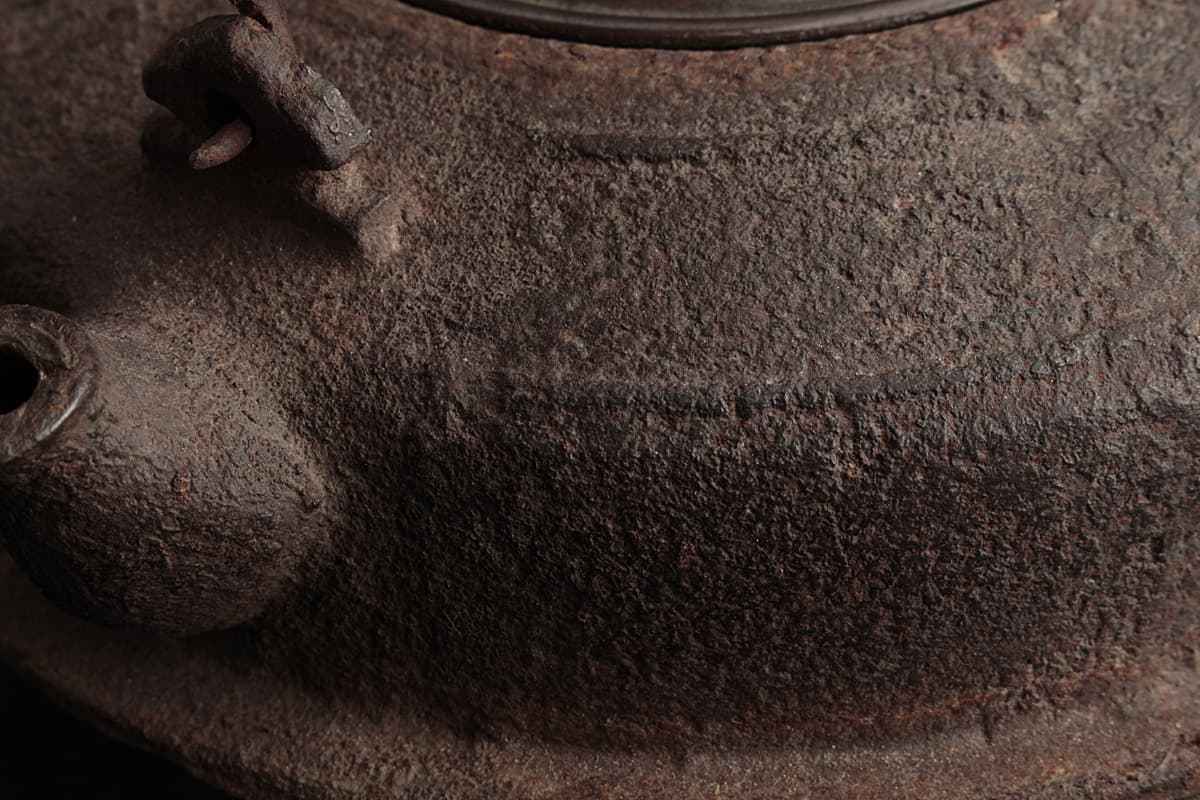Yahoo!オークション - EA203 明治時代釜師 名越弥五郎 造唐銅蓋 鰐