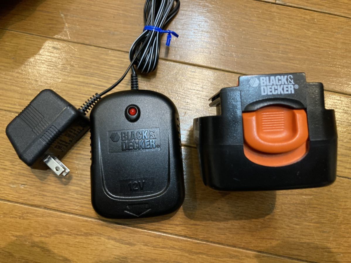 BLACK&DECKER ブラック&デッカー 12V A12 Type2 バッテリー H01 ACアダプター ブラックデッカー ドリル 電池パック アダプター 充電器