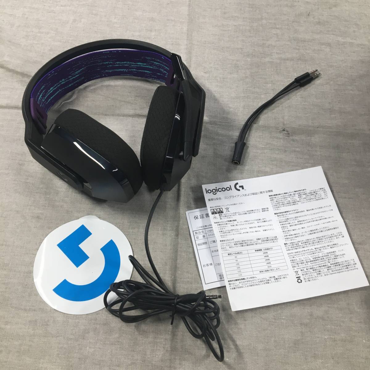 現状品 Logicool G ロジクール G ゲーミングヘッドセット G335