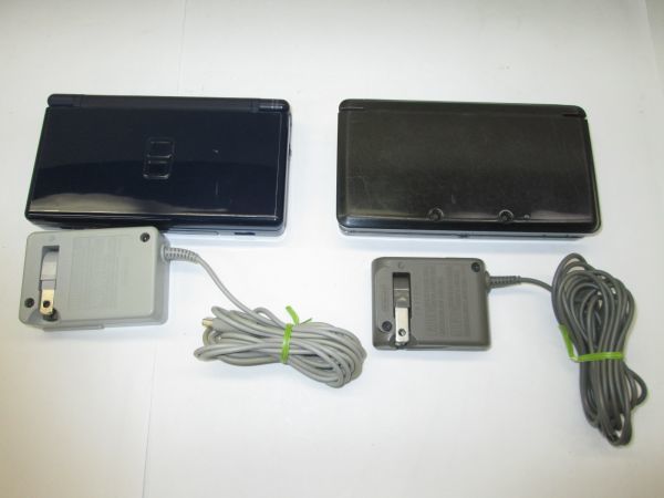 本物保証，SALE 25 送60サ 0214&C20 ニンテンドー3DS ブラック DSライト ネイビー 本体 アダプタ セット 品(ニンテンドー3DS本体)｜売買されたオークション情報、yahooの商品情報をアーカイブ公開 - オークファ ニンテンドー3DS本体