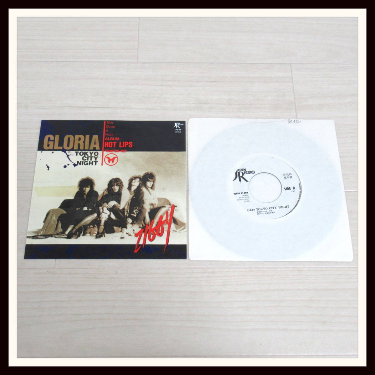○非売品/EP/ZIGGY(ジギー)「Gloria / Tokyo City Night (1988年・PS 