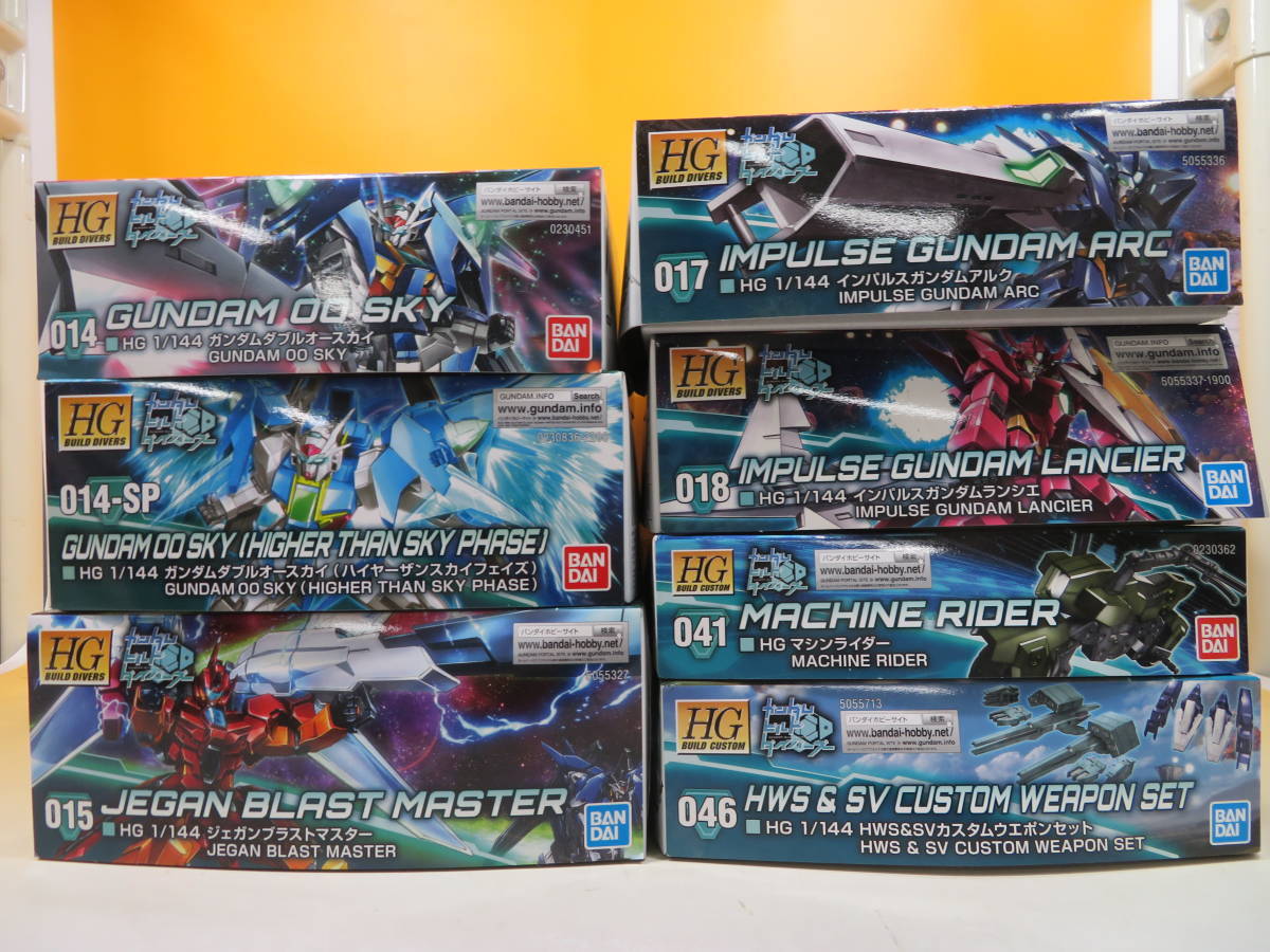 送料無料，限定セール 未組立 バンダイ ガンプラ HG 1/144 ビルドダイバーズ 7箱セット まとめて1円スタート プラモデル A H1747(青年)｜売買されたオークション情報、yahooの商品情報をアーカイブ公開 - オークファン 青年