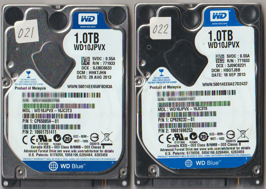 驚きの破格値，驚きの破格値，HOT WD021-022 Western Digital 1TB-HDD 2.5&rdquo; 9.5mm厚 内蔵 ２個セット(500GB～)｜売買されたオークション情報、yahooの商品情報をアーカイブ公開 - オークファン 2.5 SerialATA