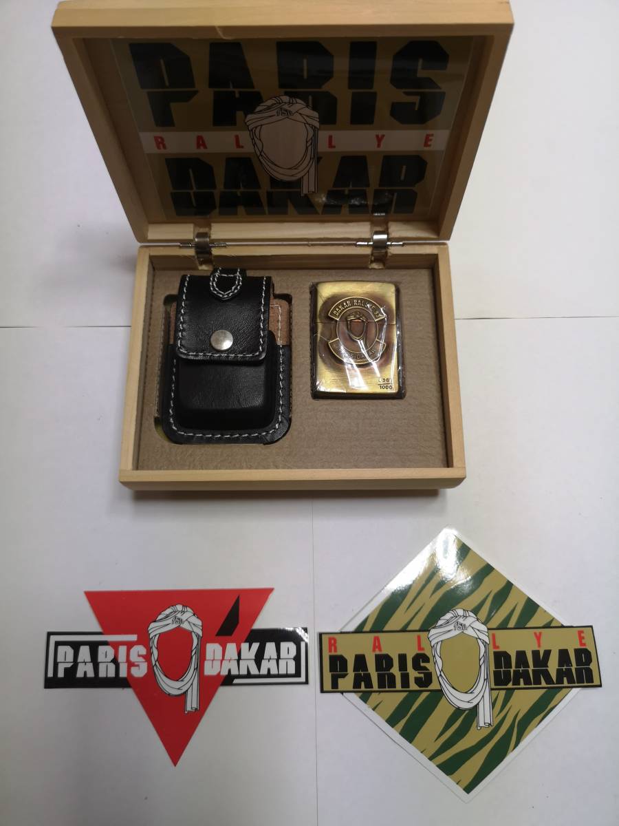 ZIPPO 未使用品1993年製 パリダカール・ラリー 0367/1000 限定 木  