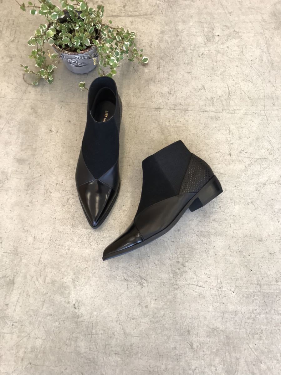 美品 United Nude ユナイテッドヌード 異素材ドッキングブーティ 