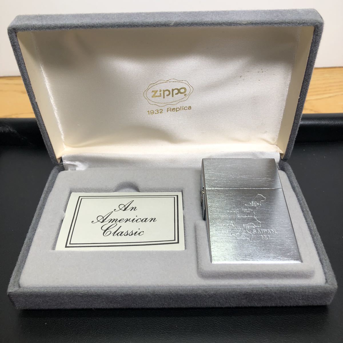 未使用】ZIPPO 1932 レプリカ An American Classic サイパン 箱 未使用】ZIPPO 1932 レプリカ An American Classic サイパン 箱