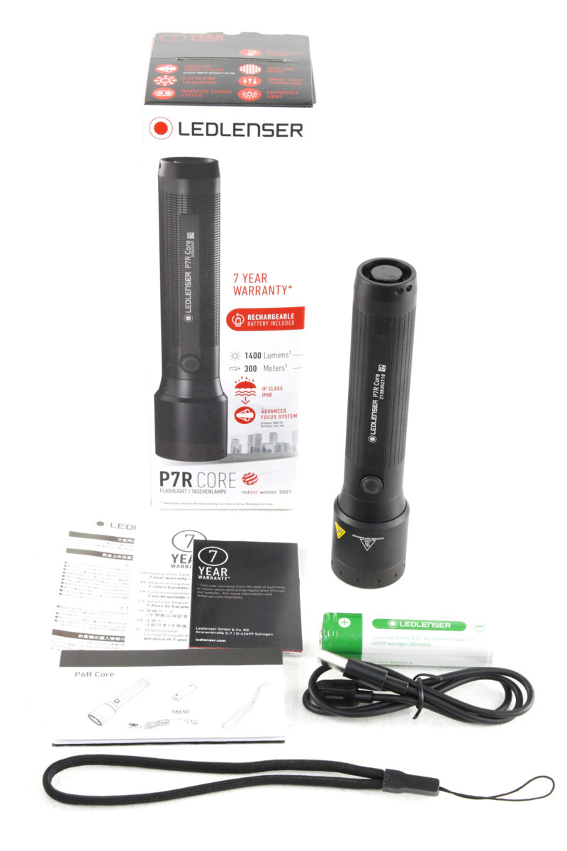 〇【中古・未使用品】LEDLENSER レッドレンザー P7R Core 6/9： P7R