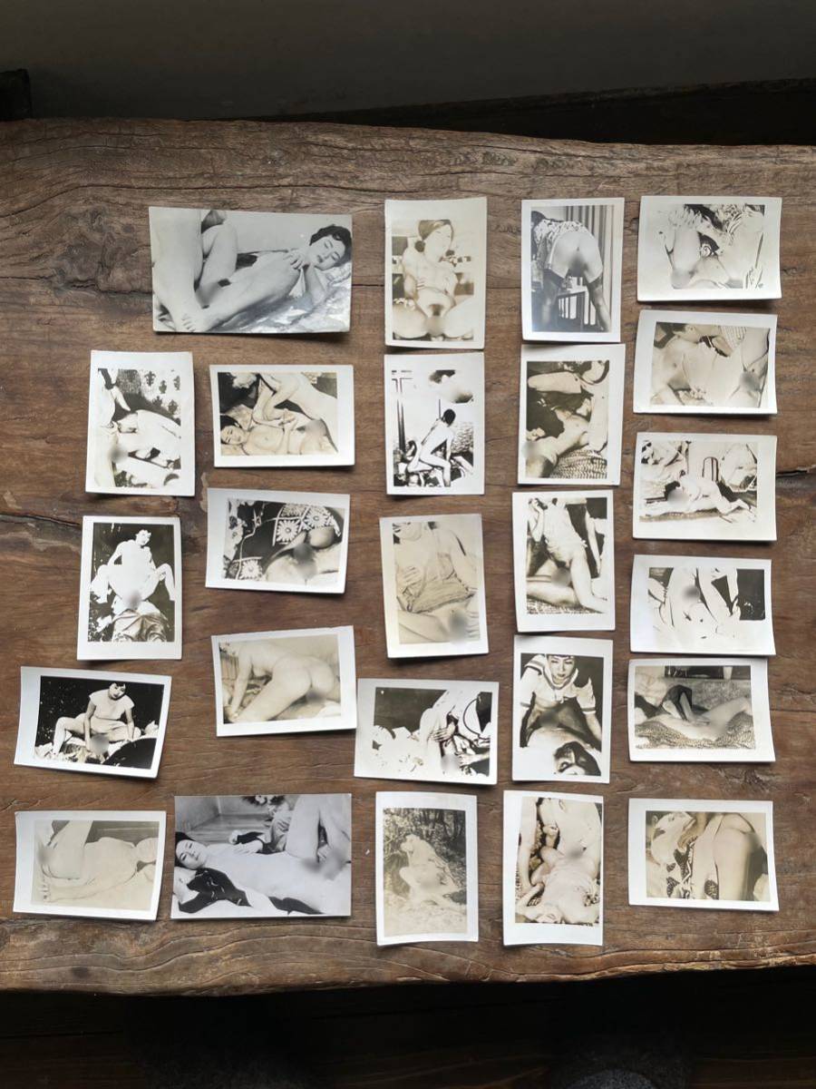 G*ミ様 白黒写真 温泉土産 昭和レトロ 当時物 芸術 官能 春画 文化資料 色 昭和レトロ 白黒写真25枚 エロ写真 春画 温泉土産 古写真 no.7(印刷物