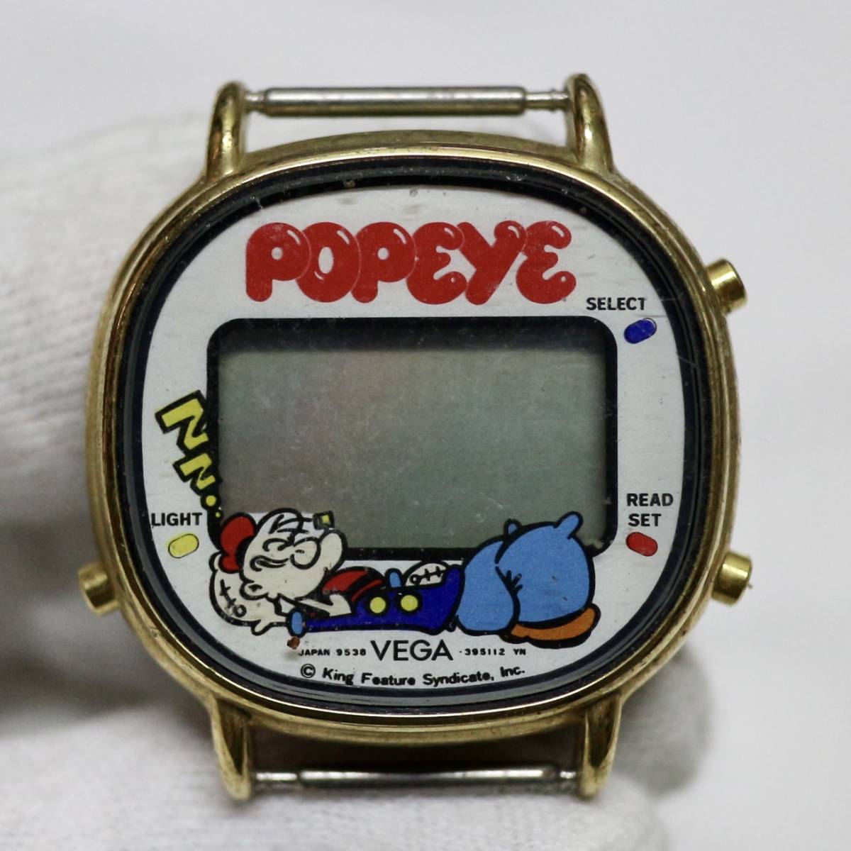 え*ぼ様 美品 ポパイ シチズン VEGA 電池交換済 クォーツ 時計 ヴィンテ 4170 CITIZEN シチズン VEGA ベガ POPEYE ポパイ 腕時計 デジタル