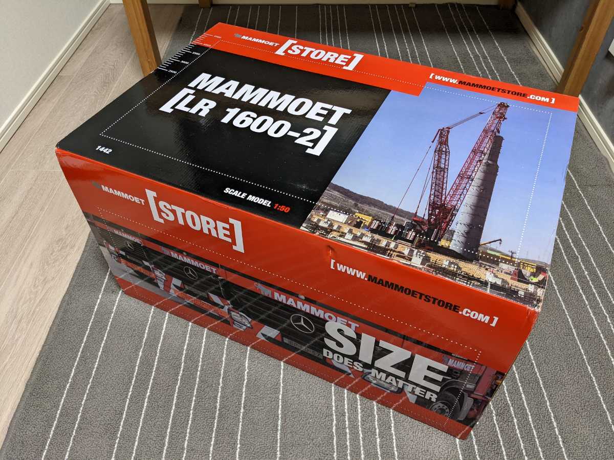 WSI製 1/50 リープヘル クローラークレーン LR1600 マムート仕様 長期 