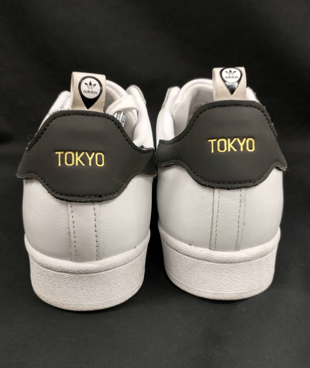 Adidas Originals Superstar Tokyo アディダスオリジナルス スーパースター 東京 26 5cm 白 黒 ホワイト ブラック Fx77 店舗受取可 26 5cm 売買されたオークション情報 Yahooの商品情報をアーカイブ公開 オークファン Aucfan Com