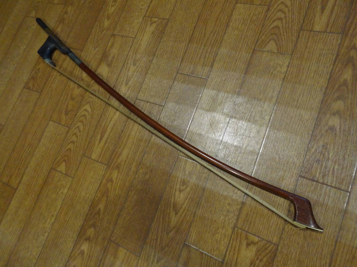 杉藤 SUGITO コントラバス弓 No.650 中古良品 箱付き 杉藤 SUGITO 古い