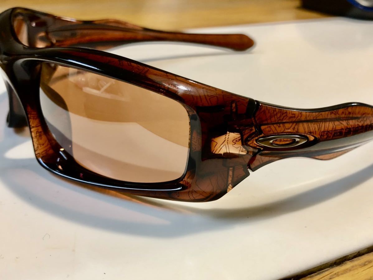 □オークリー OAKLEY MONSTER PUP Rust Text / VR28 Black Iridium 中古
