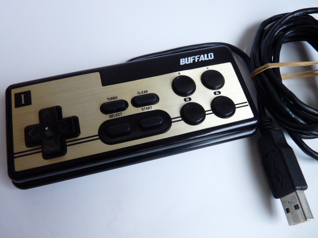 レトロ調USBゲームパッド 2こ ファミコン/スーファミ BSGP801 