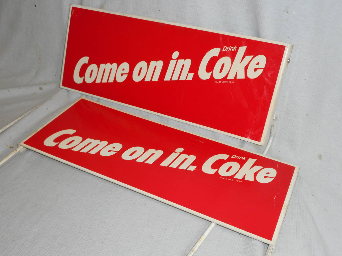 コカコーラ当時物　アクリル看板 コカコーラ アクリル製 看板 コカコーラ当時物 アクリル看板 Yahoo