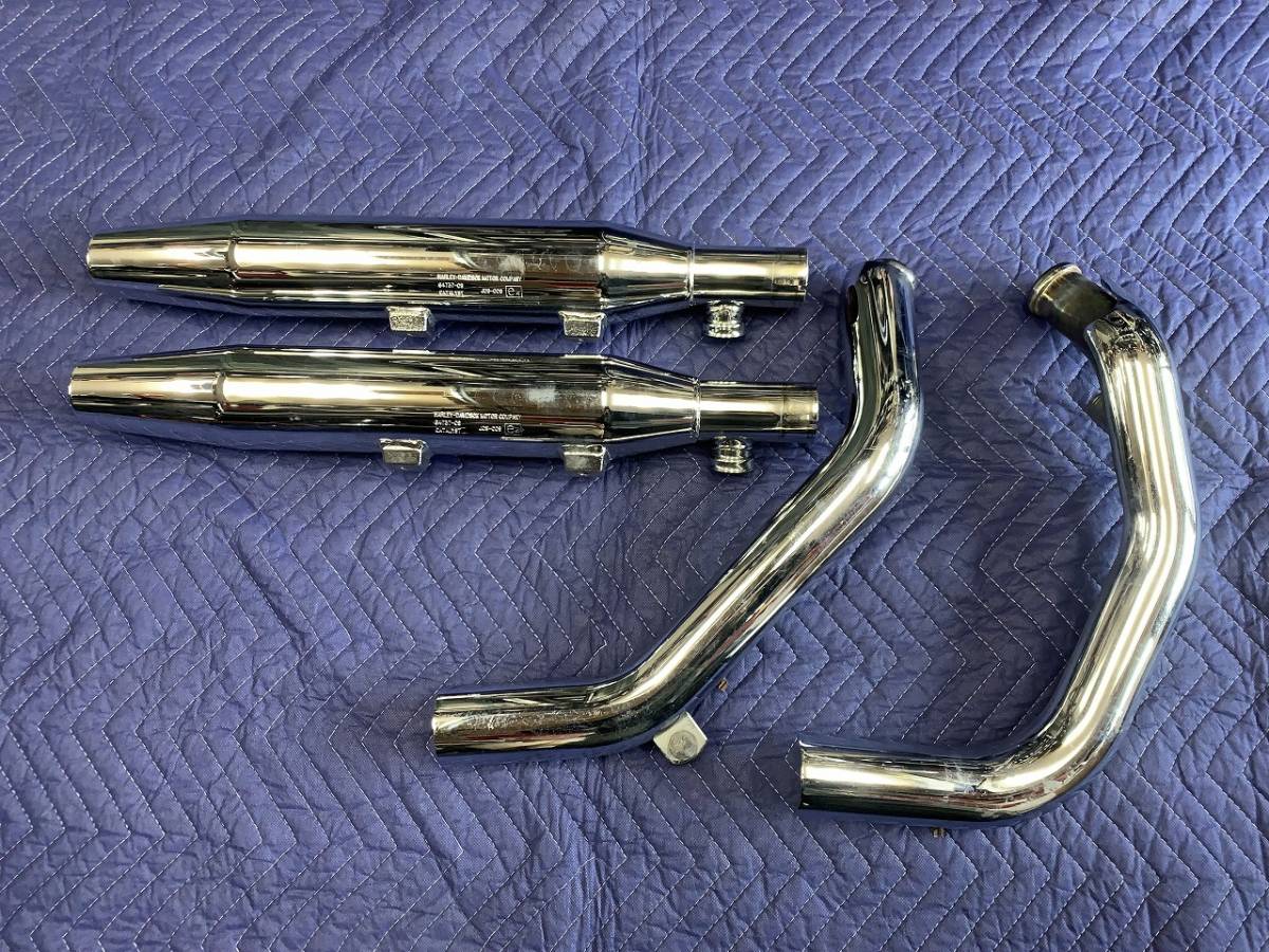 新品，人気セール ハーレースポーツスター純正マフラー サイレンサー純正番号６４７３７－０９が２本(ハーレーダビッドソン用)｜売買されたオークション情報、yahooの商品情報をアーカイブ公開 - オークフ ハーレーダビッドソン用