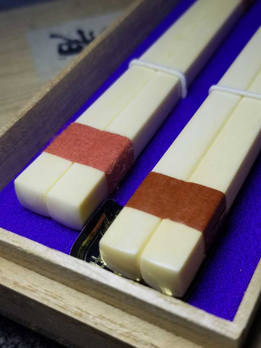 象牙風　夫婦箸セット！　希少品 象牙風 夫婦箸セット！ 希少品