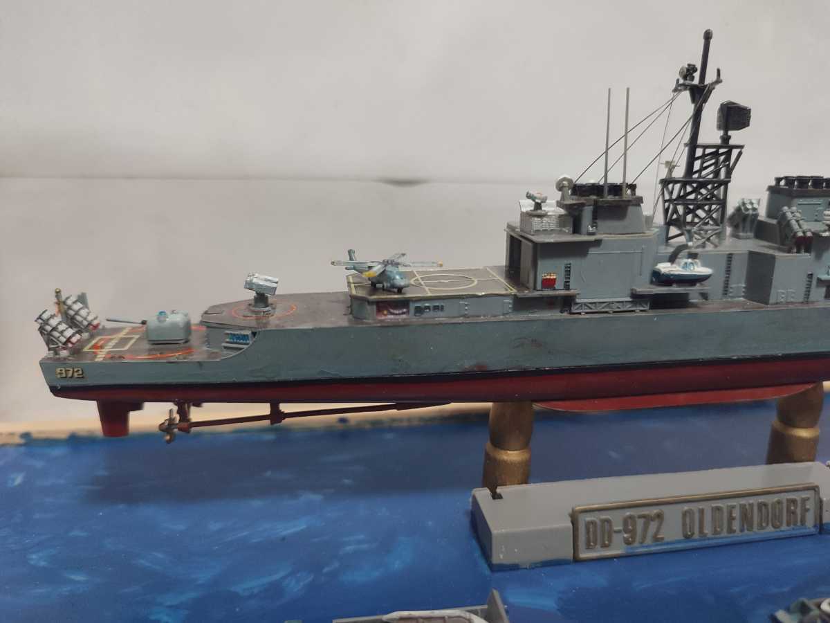 USS Oldendorf 972) (DD DD-972 Navy OLDENDORF Framed Ship Photo 1&frasl;700 com: 金属製艦船キット 海上自衛隊南極観測船 フォーサイト／シールズモデル 公式通販