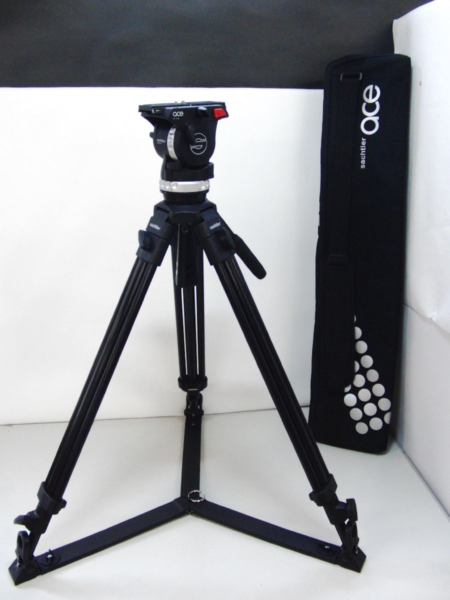 Sachtler Ace L GS AL アルミ三脚3段 グランドスプレッダー付き