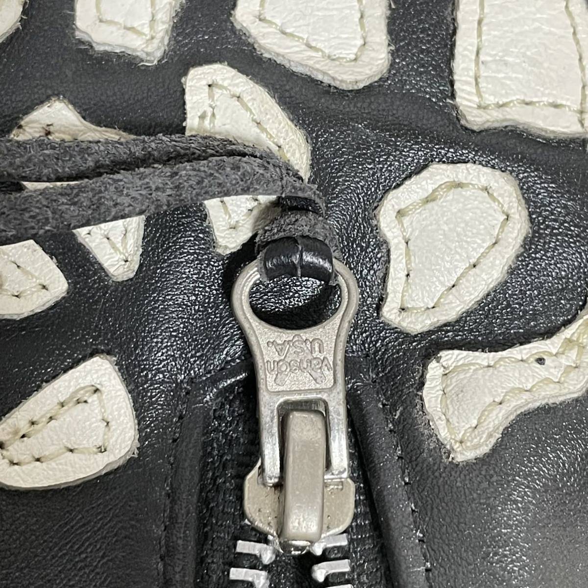 VANSON バンソン レザーグローブ 手袋 ボーン Lサイズ 骨 スカル
