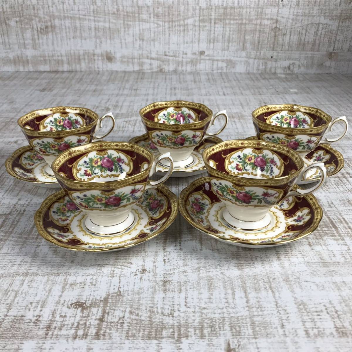 7-226 Y9-1265023 Royal Albert ロイヤルアルバート カップ&ソーサー 5 