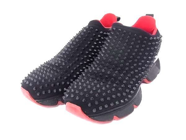 1円 ChristianLouboutin ルブタン スパイクソック スニーカー