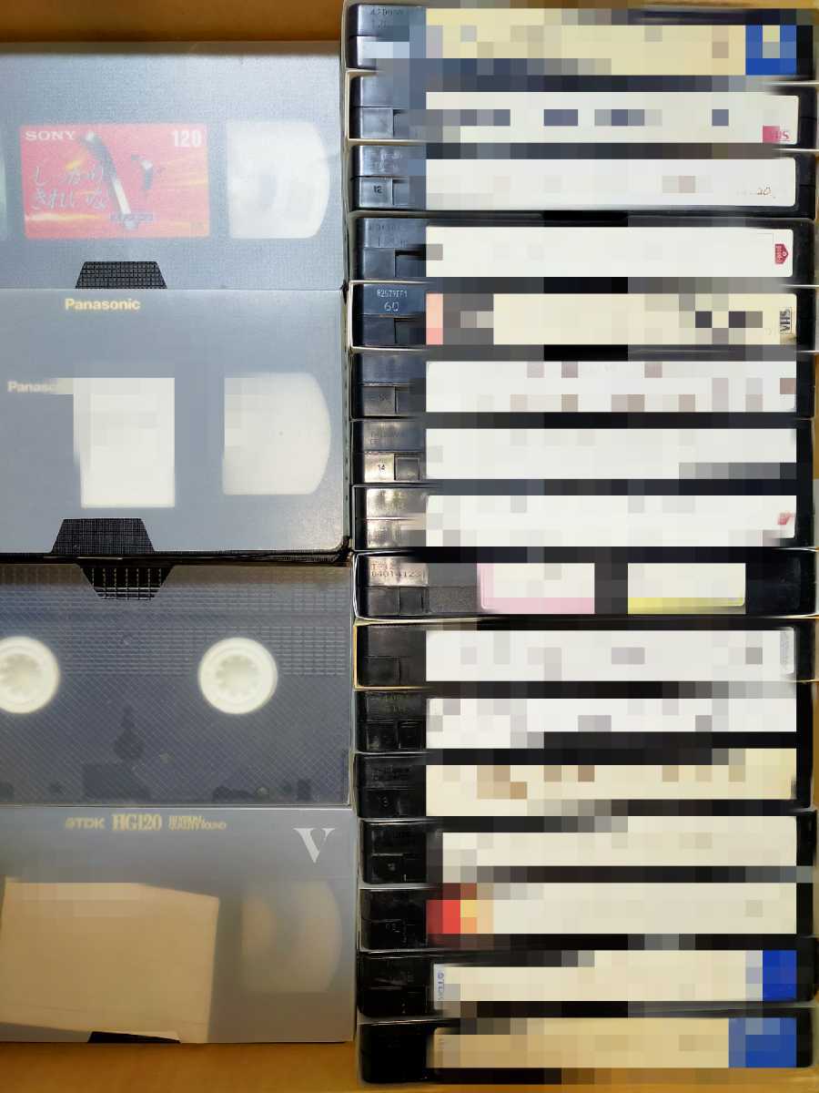 ビデオテープ 約90本 VHS 録画使用済 再利用 歌手 アーティスト 映画 
