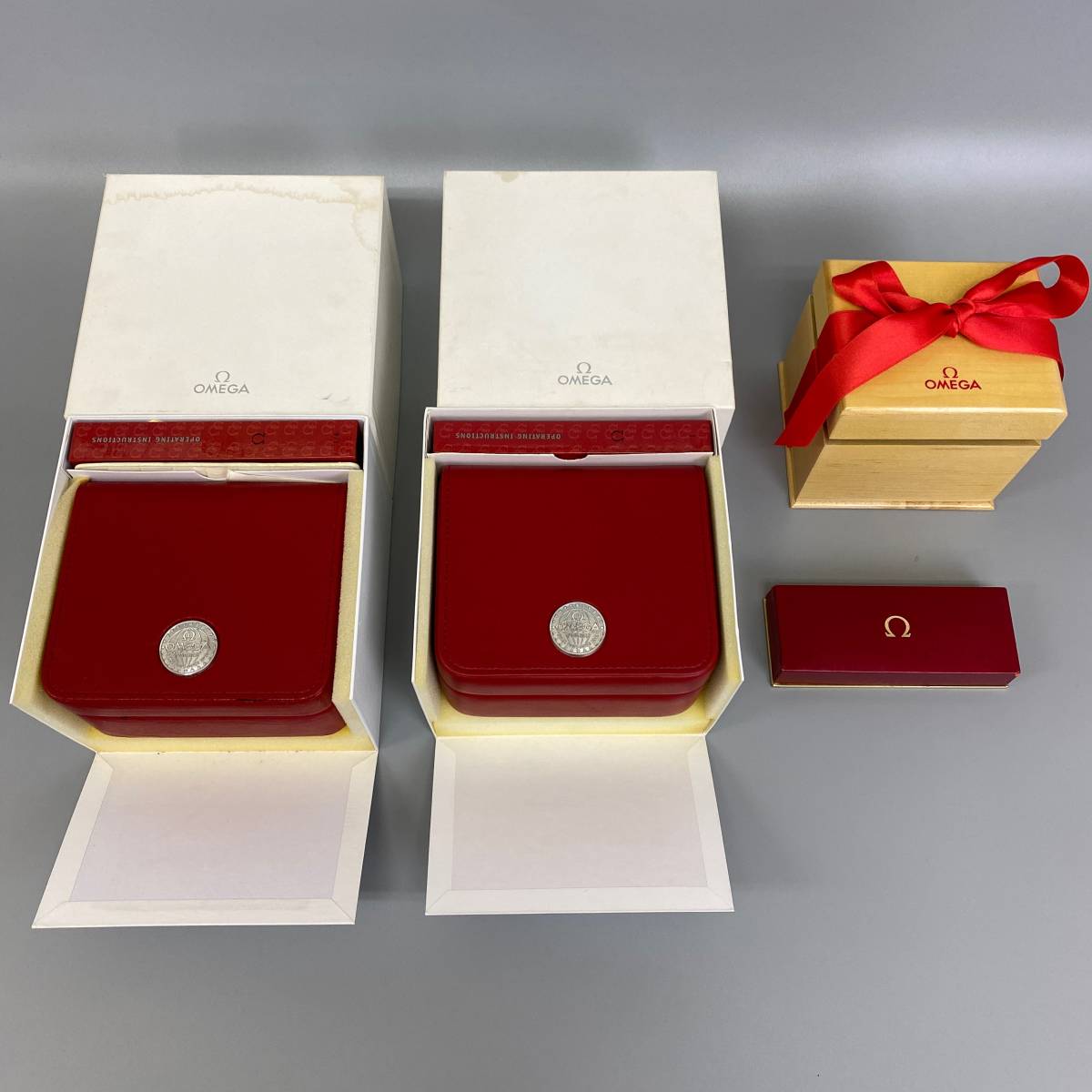 オメガ 空箱 BOX ケース 4点まとめてセット 中古保管品 / OMEGA 腕時計用【