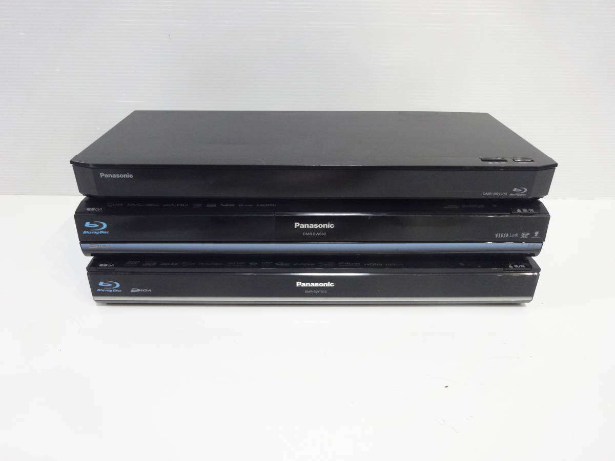 Panasonic DMR-BRS500/DMR-BWT510/DMR-680 BDレコーダー 動作未確認