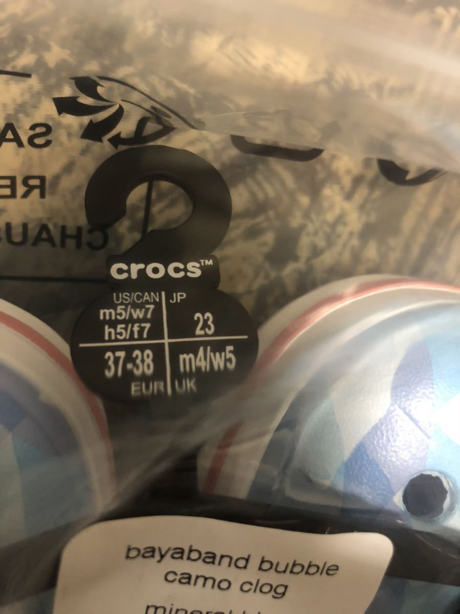 バヤバンド バブル カモ クロッグ | crocs サンダル - [クロックス] 新品&frasl;未使用クロックス クロックス crocs（クロックス）の「クロックス レディース 0 23cm新品クロックス&frasl;バヤバンドクロッグWW23 27cm