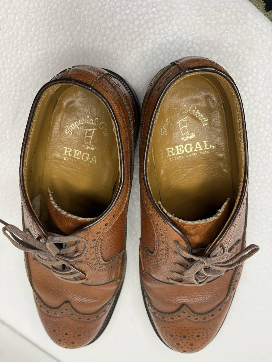 REGAL　リーガル　ウイングチップ　24.5cm REGAL リーガル 24.5cm 0 1 ウィングチップ