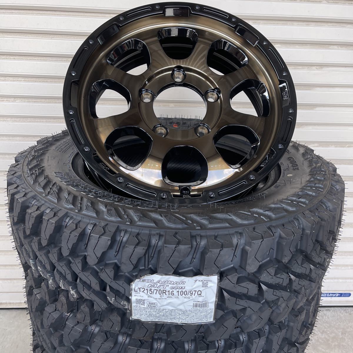 YOKOHAMA GEOLANDAR M/T 16インチホイールセット ジムニー ホイール 