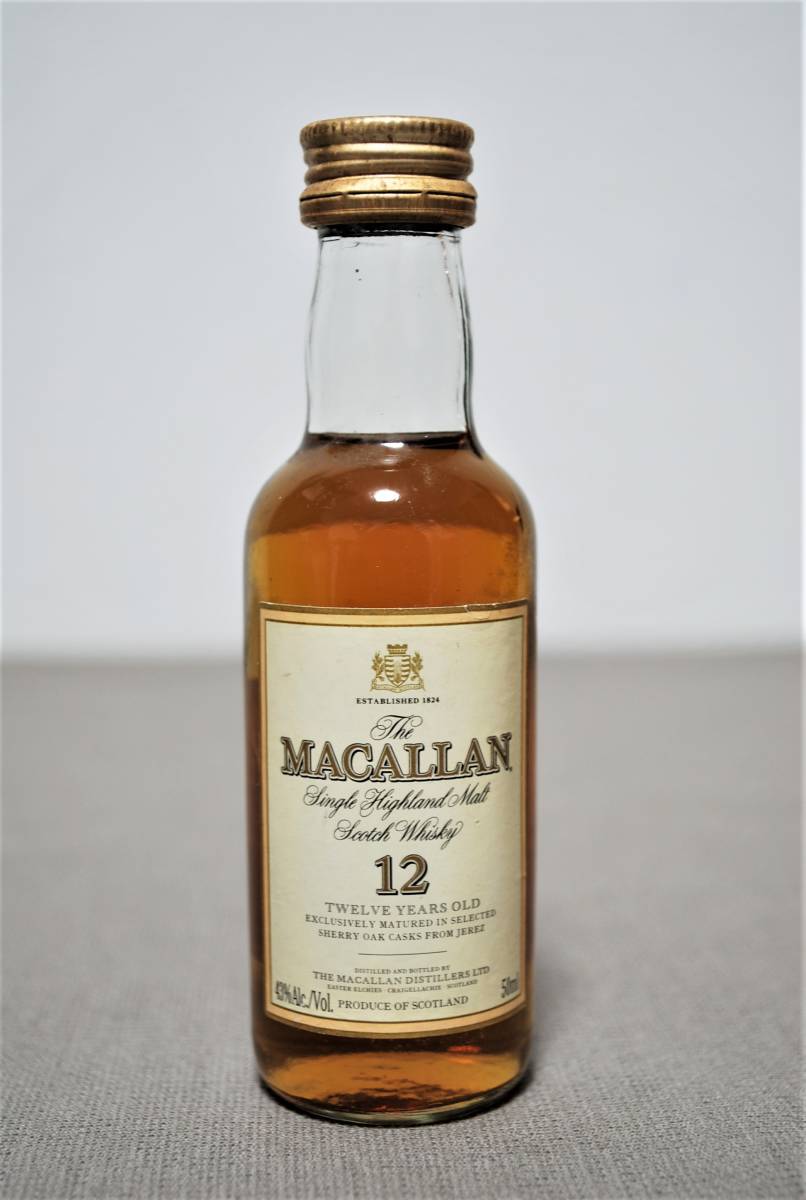 The Macallan 1980 ウイスキー 50ml 箱付き ミニボトル The Macallan
