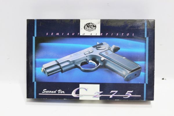 V022H 071 KSC ガスブローバックガン CZ75 2nd ver 動作確認済 中古品 Cz75