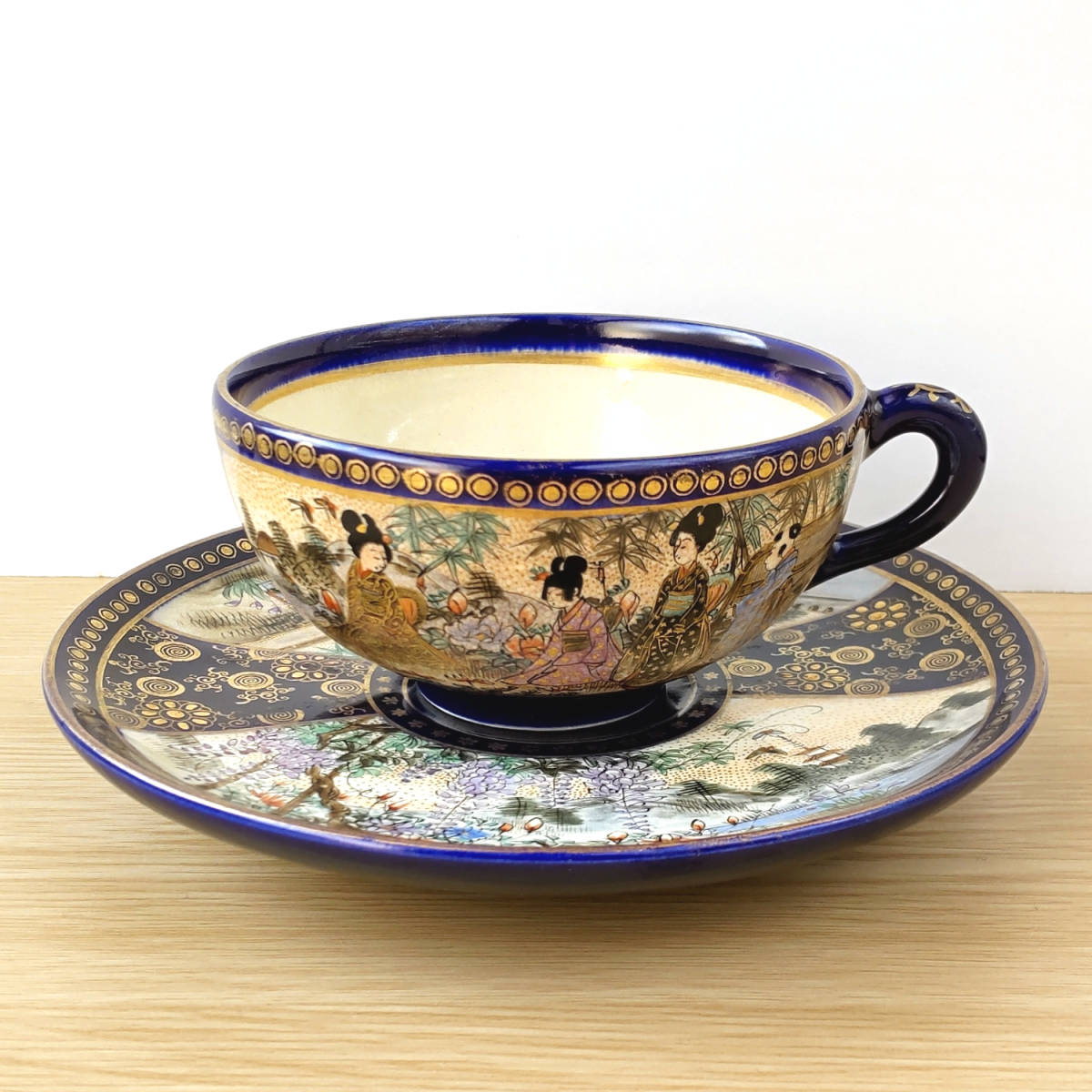 煎茶道具 黄交趾 昭阿弥 | 京焼 高野昭阿弥作 茶器 花鳥之図 - 中国茶