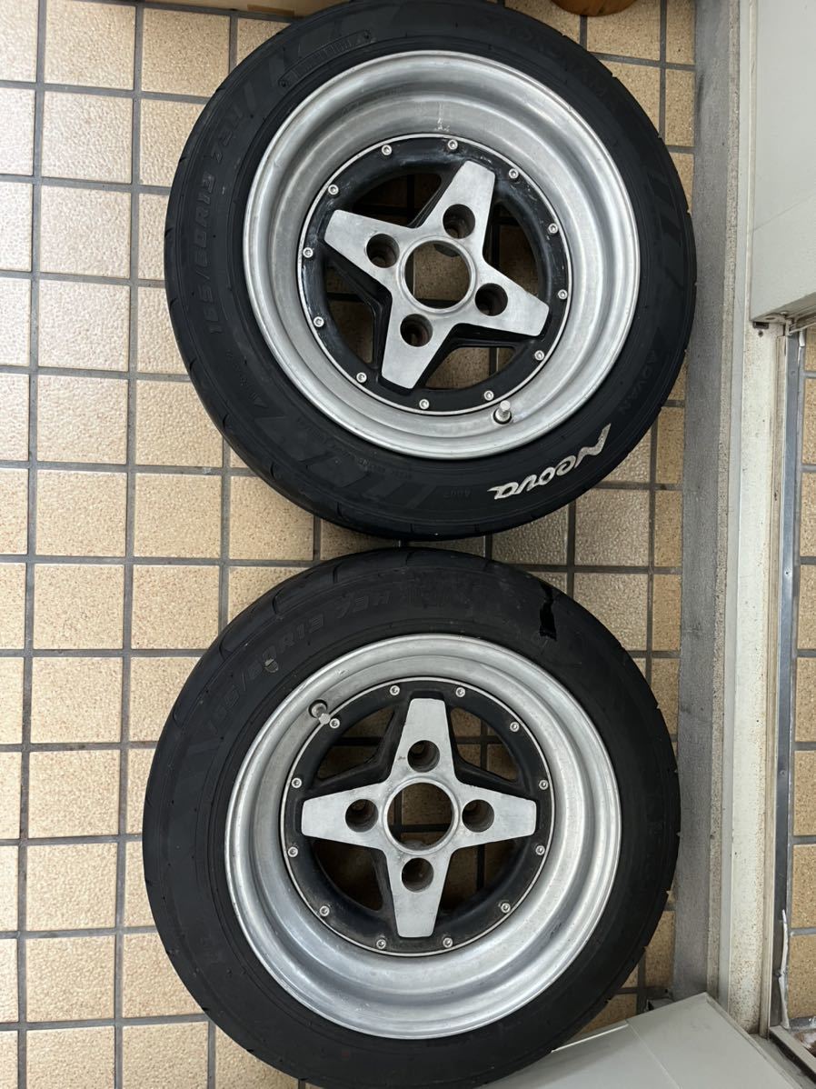ハヤシレーシングコマンドpcd114.3 14インチ2本 2本 RACING COMMAND アルミホイール 0 × 6J +15 pcd114.3 4穴HAYASHI