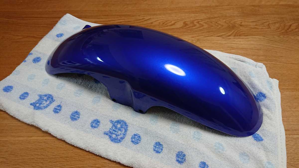 美品】XJR400R 純正 フロントフェンダー パープリッシュブルー 