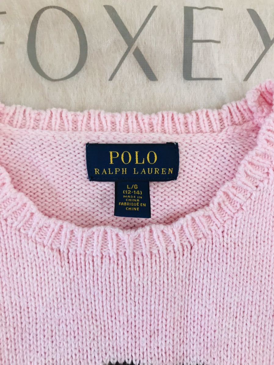 ラルフローレン☆POLO RALPH LAUREN☆POLOベア コットンセーター☆12  
