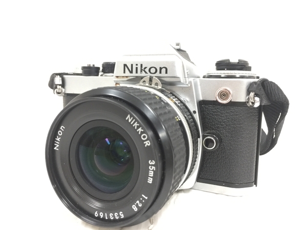 Nikon FE ボディ NIKKOR 35mm F2.8 レンズ セット ジャンク O6263161